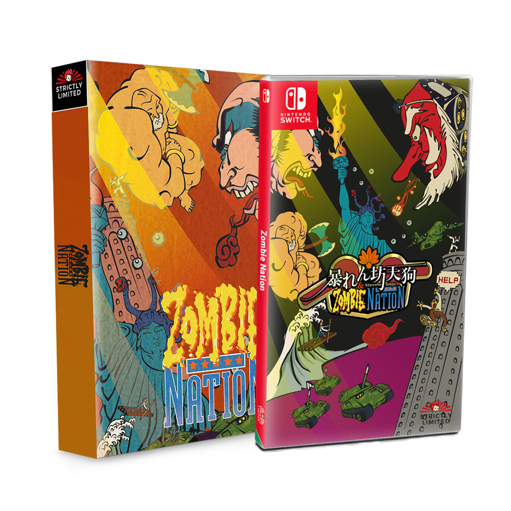 Abarenbo Tengu & Zombie Nation Limited Package SWITCH Japan Game In English New Abarenbo Tengu & Zombie Nation Limited Package SWITCH Japan Game In English New