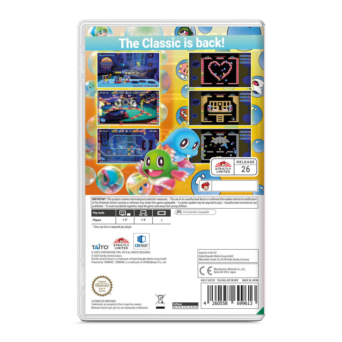 Bubble Bobble 4 Friends Collector's Edition Plushie Bundle
