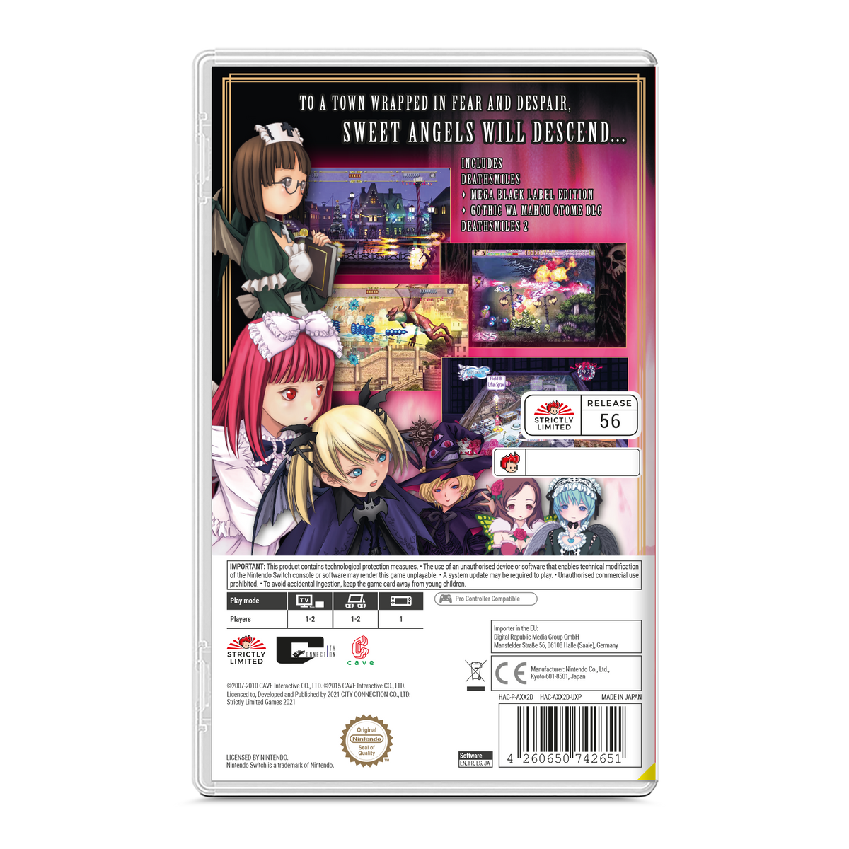 新品　デスマイルズ1・2 限定版 DEATHSMILES I・II デススマイルズI・II for Steam Special Edition