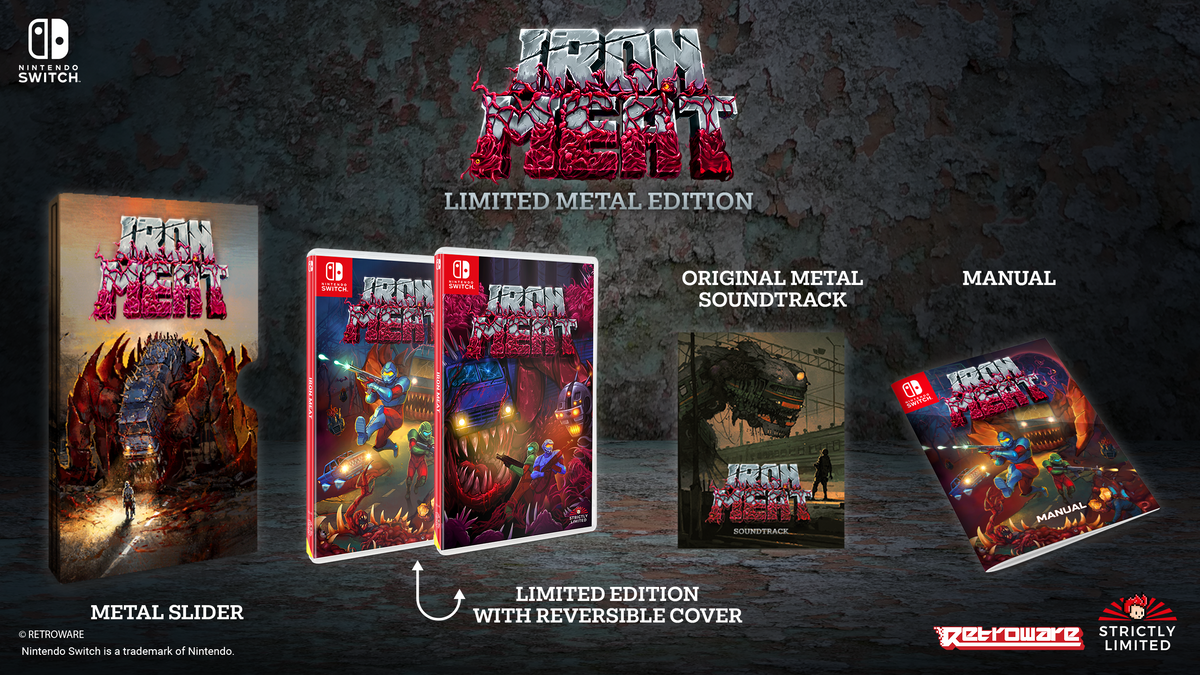 Iron Meat - Limited Metal Edition (Nintendo Switch) – Strictly Iron Meat - Limited Metal Edition (Nintendo Switch) – Strictly