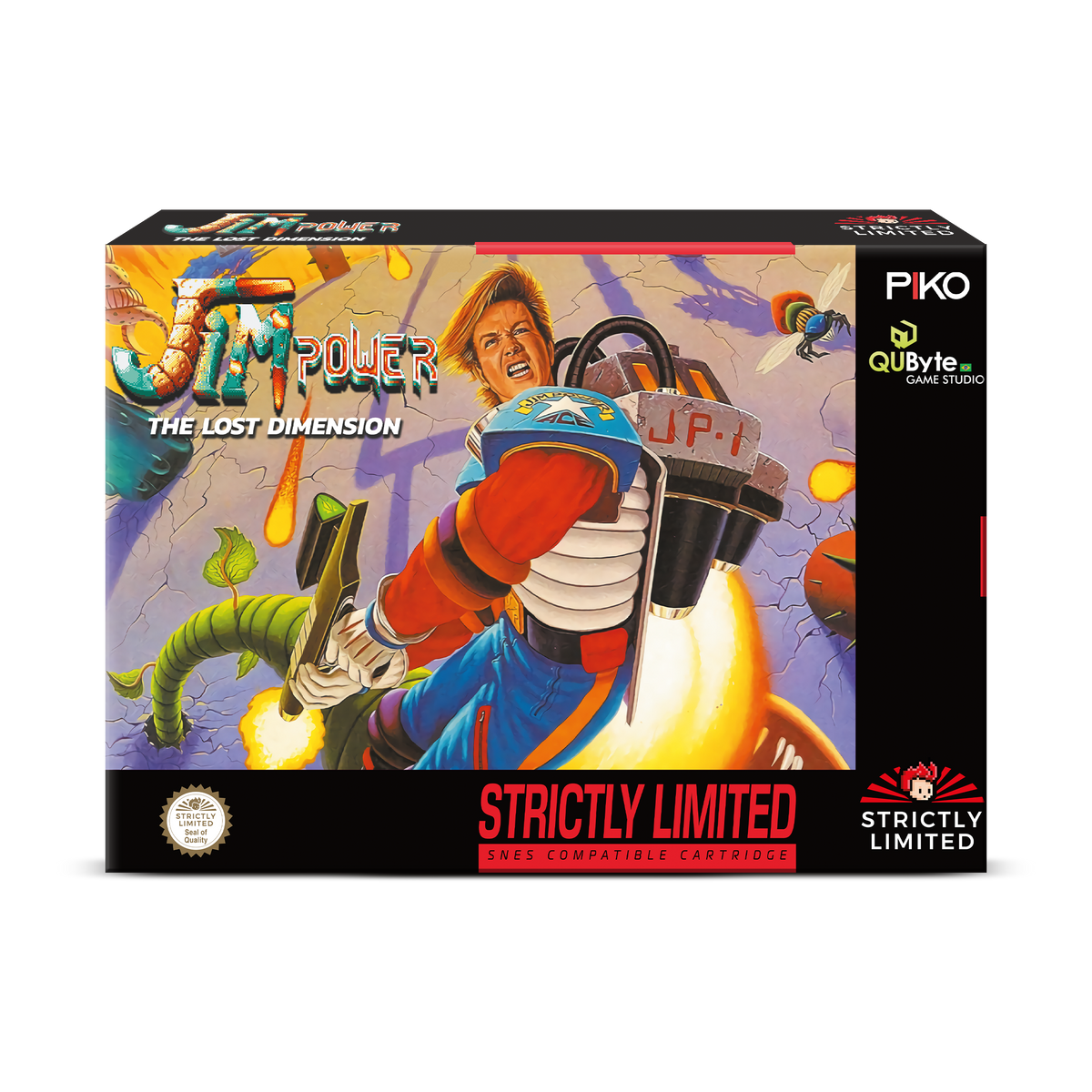 Jim Power: The Lost Dimension (SNES compatible game - NTSC