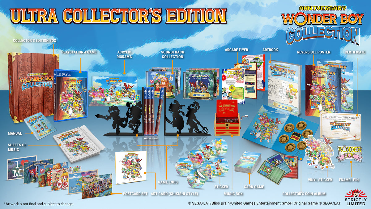 Wonder Boy Ultra Collector's Bundle (PS4) – Strictly Limited Games