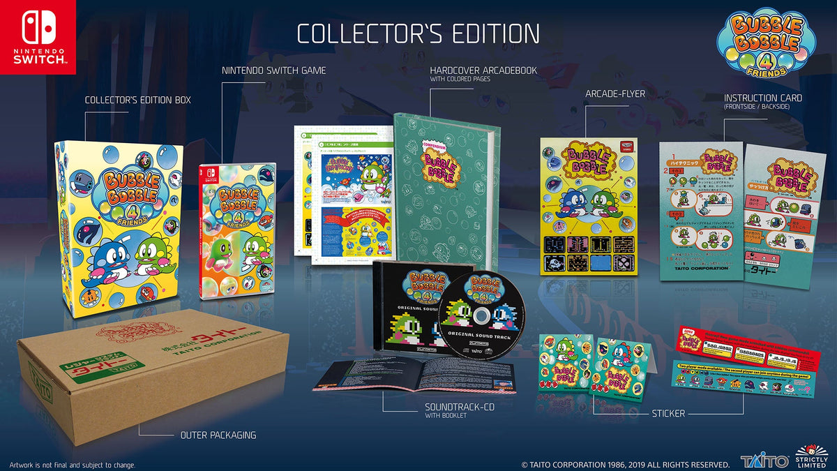 Bubble Bobble 4 Friends Collector's Edition Plushie Bundle