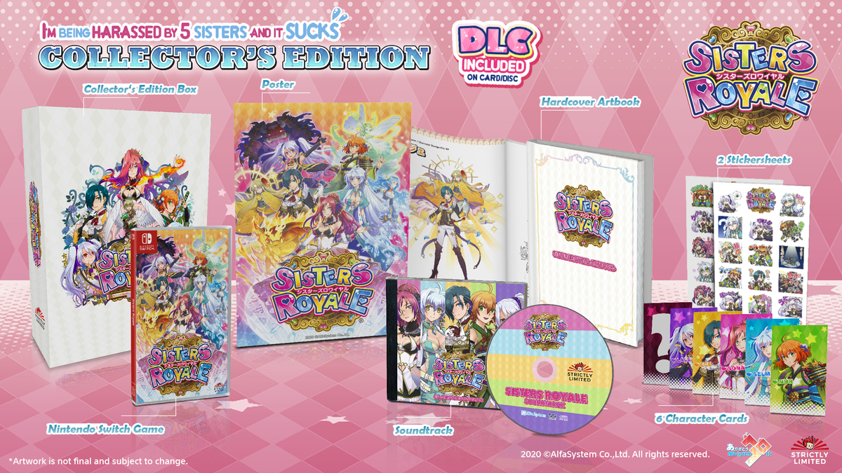 シスターズロワイヤル　コレクターズエディション　激レアのSwitch版 Sisters Royale Collector's Edition (Nintendo Switch) – Strictly