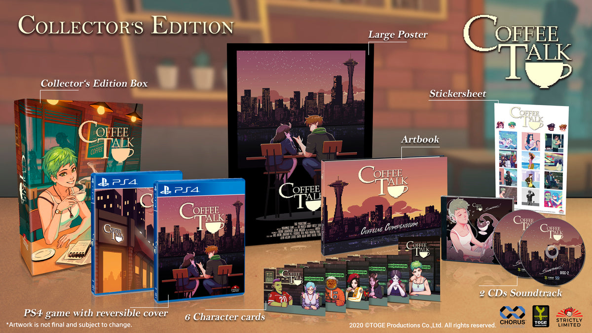 Coffee Talk Collector's Edition (PS4) – Strictly Limited Games