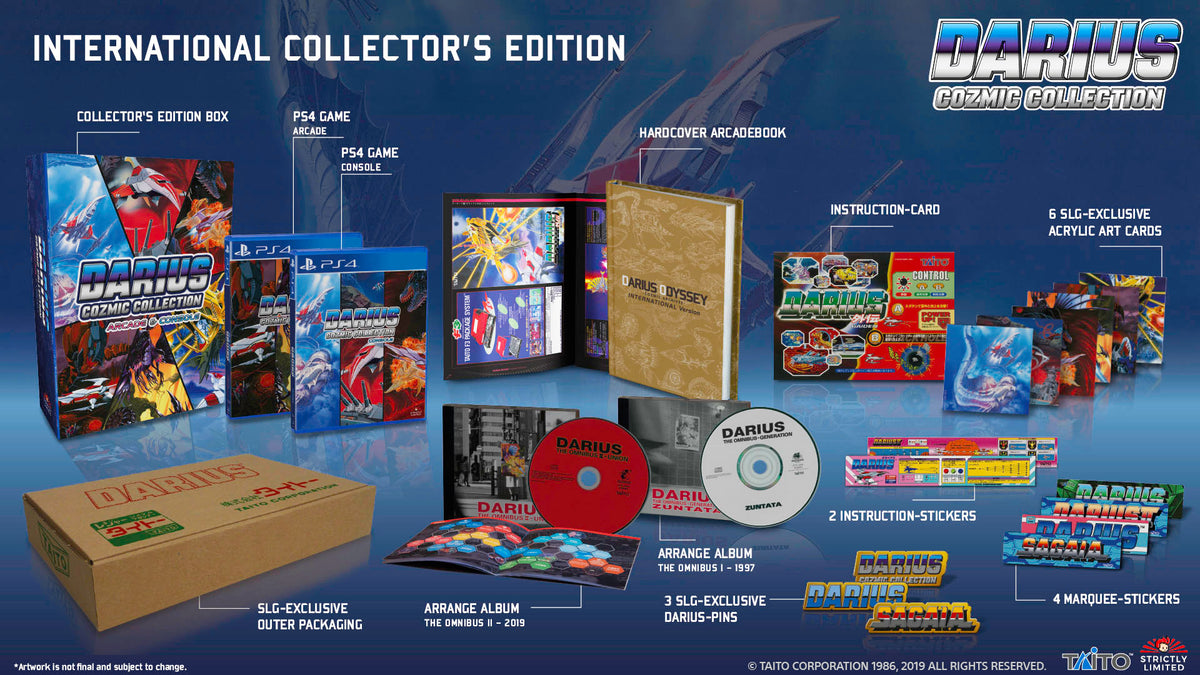 DARIUS COZMIC REVELATION COLLECTOR'S EDITION (PS4) - STRICTLY LIMITED 1500 EX