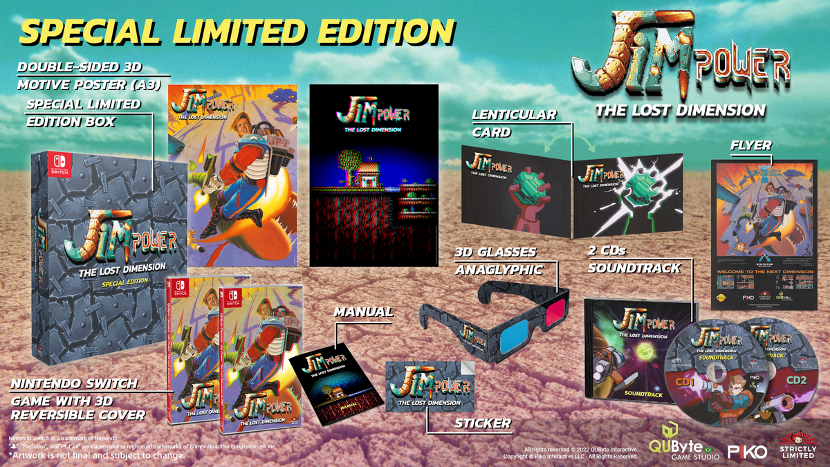 ニンテンドースイッチソフト　EU版 JIM POWER THE LOST DIMENSION[SPECIAL LIMITED EDITION](国内版本体動作可) Amazon.com: Jim Power: The Lost Dimension - LIMITED
