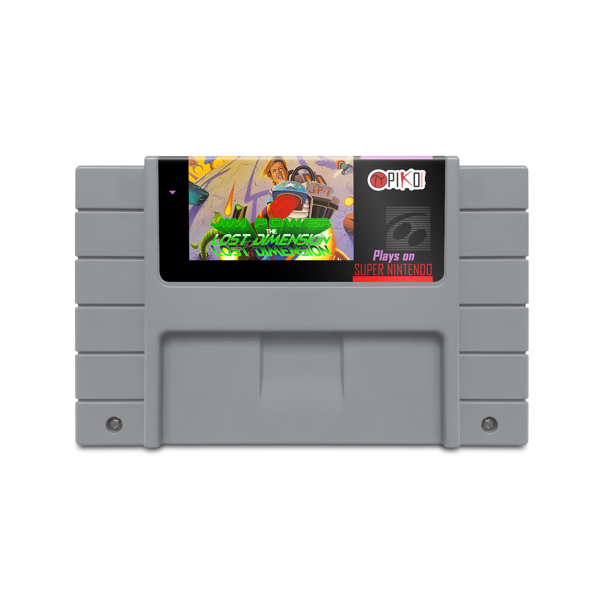 Jim Power The Lost Dimension SNES compatible game NTSC