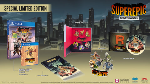 SuperEpic: The Entertainment War Special Limited Edition (PS4)