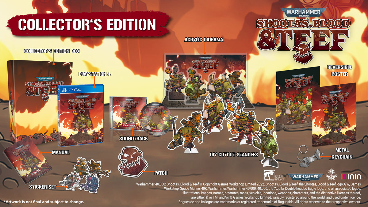 Warhammer 40,000: Shootas, Blood and Teef Collector's Edition (PS4