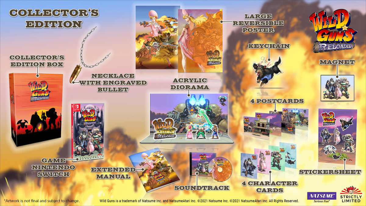 Wild Guns Reloaded Collector's Edition (NSW) – Strictly Limited Games
