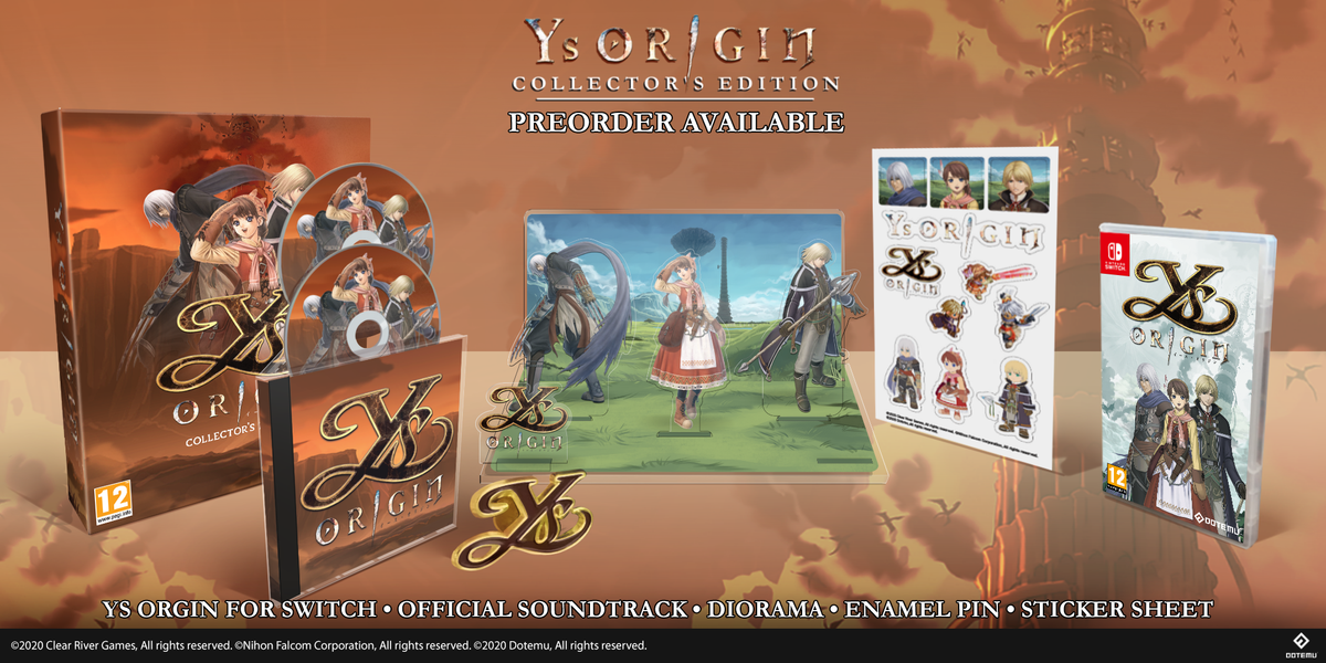 Ys origin switch collector's edition deals
