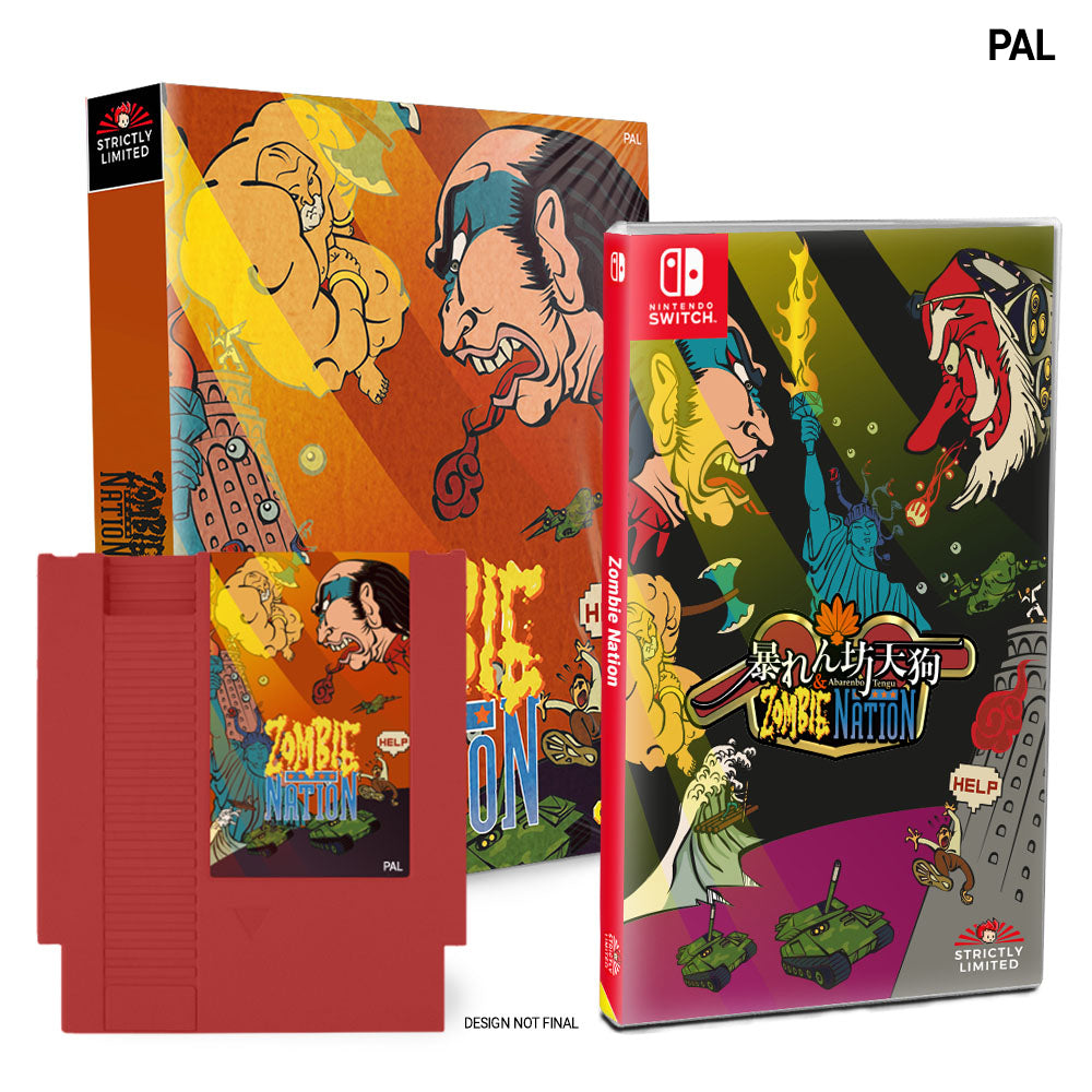 Abarenbo Tengu & Zombie Nation (NSW) NES Compatible Game Bundle