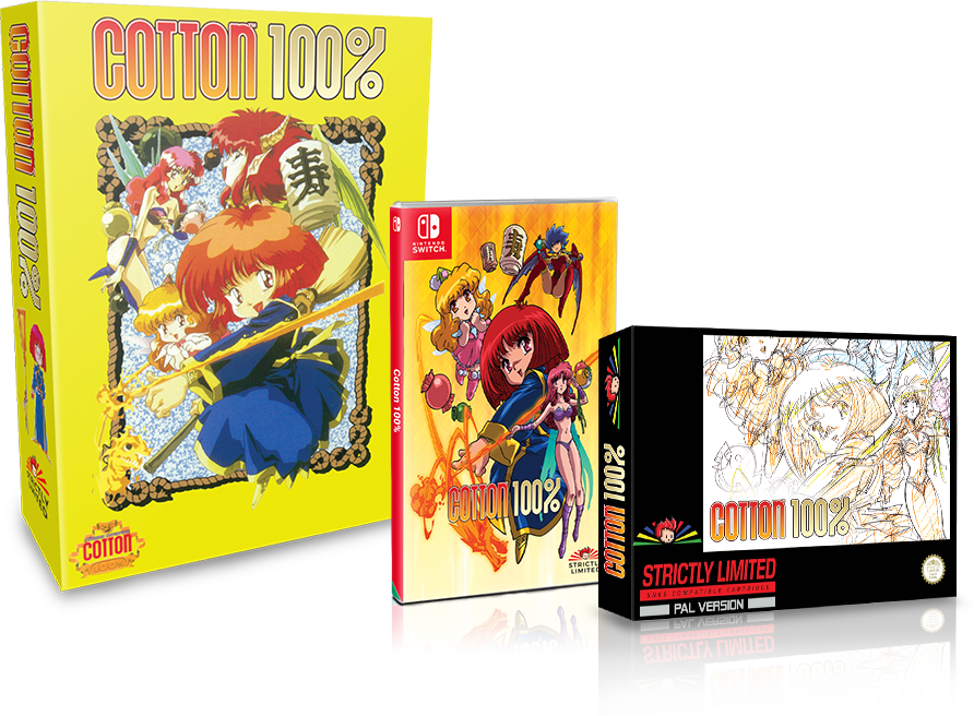 Cotton 100% Legacy CE Bundle (NSW/SNES PAL) – Strictly