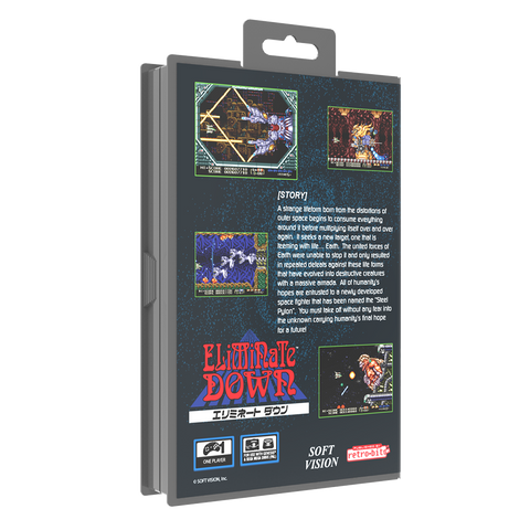 Eliminate Down: Collectors Cartridge (Genesis/Mega Drive) - Limited Edition