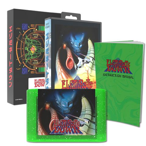 Eliminate Down: Collectors Cartridge (Genesis/Mega Drive) - Limited Edition