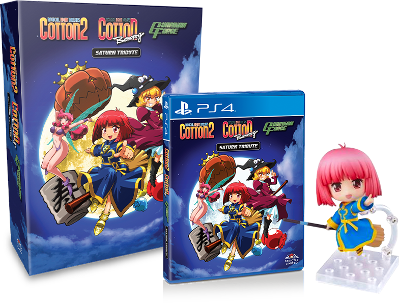 ニンテンドースイッチソフト　EU版 COTTON GUARDIAN FORCE SATURN TRIBUTE [COLLECTOR’S EDITION](状態：湯のみ欠品) Cotton Guardian Force Saturn Tribute Collector's Edition