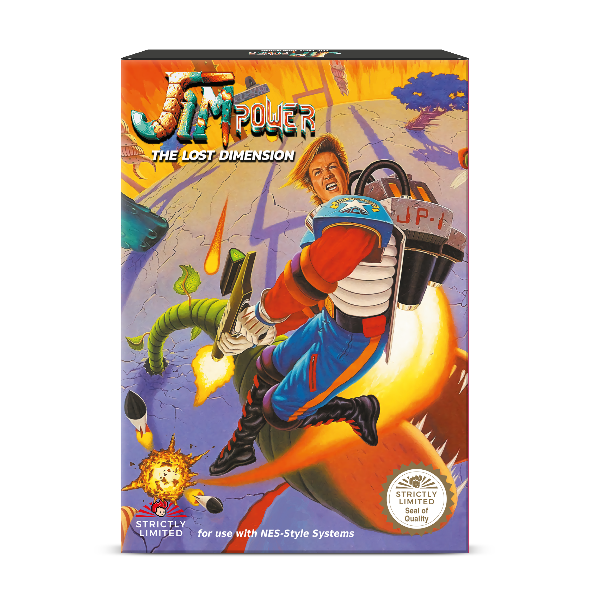 Jim Power: The Lost Dimension (NES compatible game) – Strictly