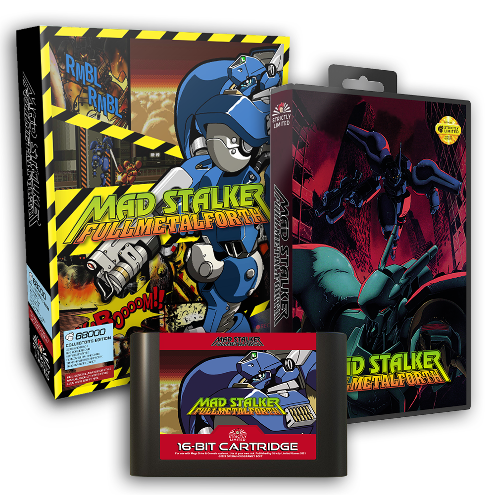 Mad Stalker: Full Metal Forth Collector's Edition (Genesis