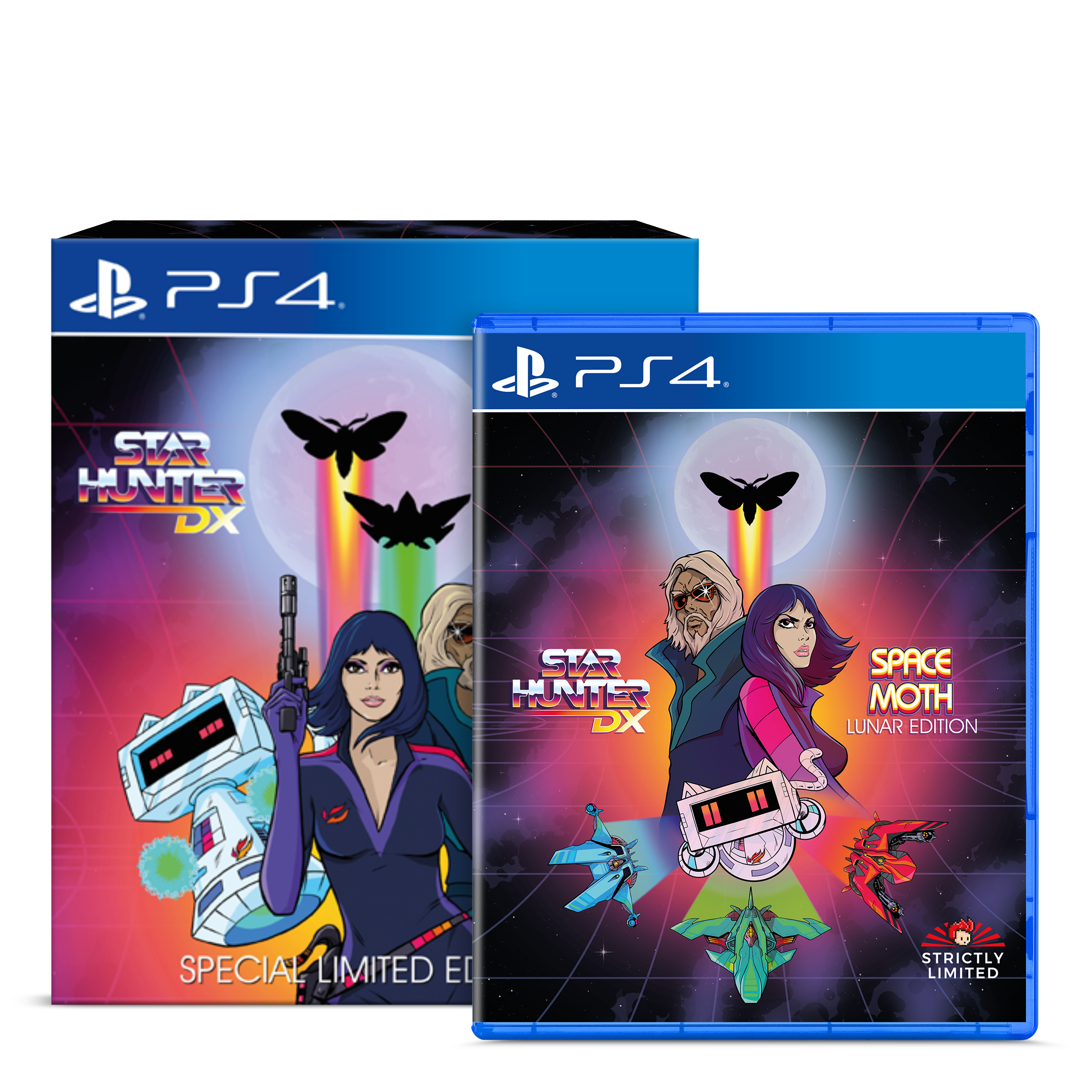 Star Hunter DX & Space Moth: Lunar Edition – Strictly Limited Games