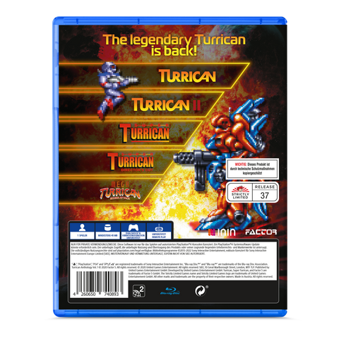 Turrican Anthology Vol. 1 (PS4)