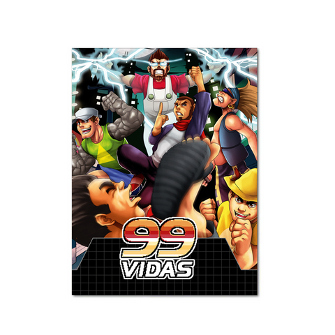 99Vidas - Definitive Edition (Art Card) - aluminium plate