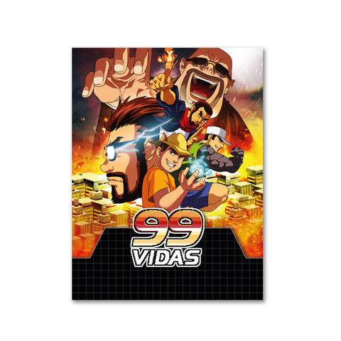 99Vidas - Art Card (aluminium plate)