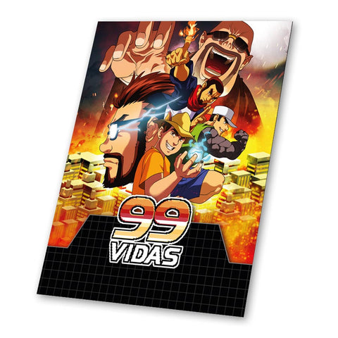 99Vidas - Art Card (aluminium plate)