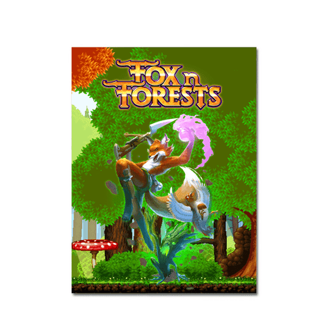 Fox N Forests (Art Card) - aluminium plate