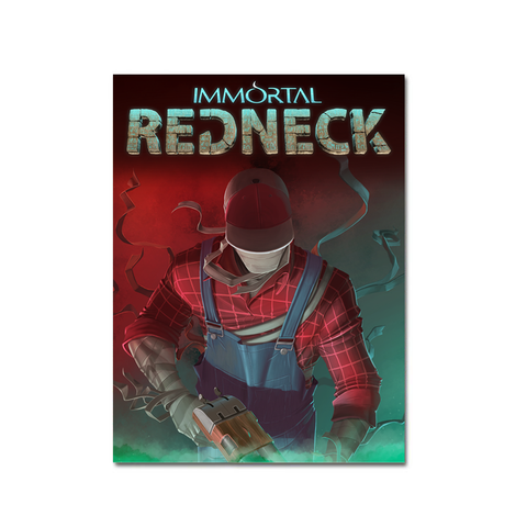 Immortal Redneck (Art Card) - aluminium plate