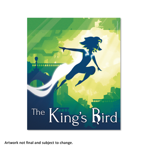 The King's Bird (Art Card) - aluminium plate
