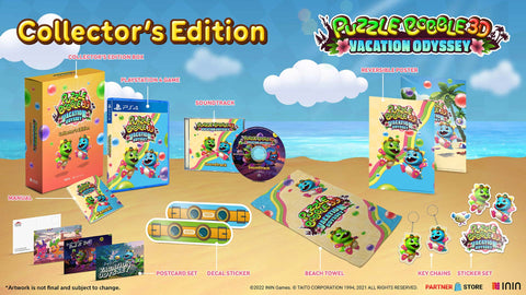 Puzzle Bobble 3D: Vacation Odyssey Collector’s Edition Plushie Bundle (PS4)