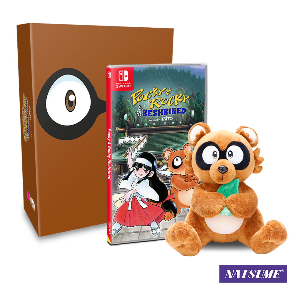 POCKY & ROCKY Reshrined Collector S + Plush 27Cm (999.Ex) Edition Switch Euro Ne EUR 152,59 - FR