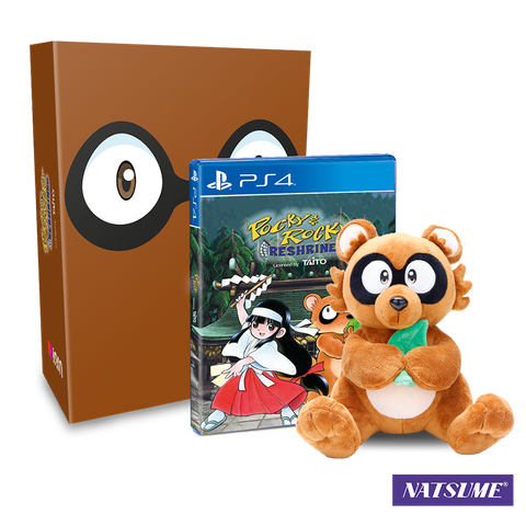 Pocky & Rocky Reshrined Collector's Edition Plushie Bundle (PS4)