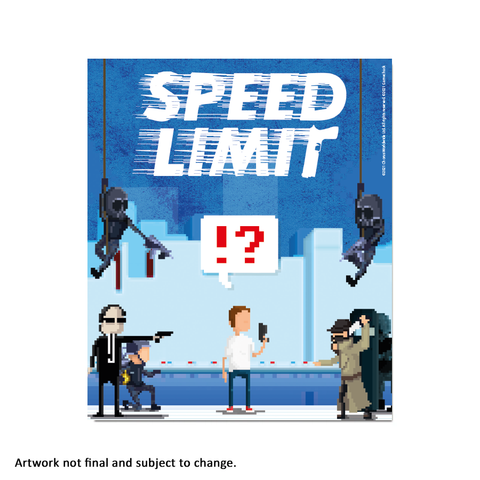 Speed Limit (Art Card) - aluminium plate