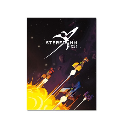 Steredenn: Binary Stars (Art Card) - aluminium plate