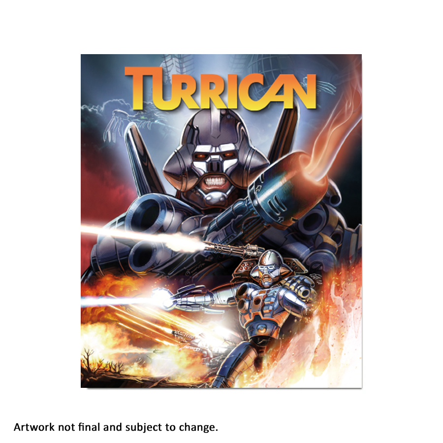 Turrican (Modern) aluminium plate / art card - Strictly Turrican (Modern) aluminium plate / art card - Strictly