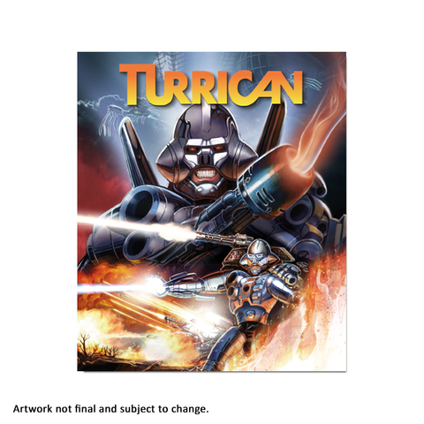 Turrican (Modern) - aluminium plate