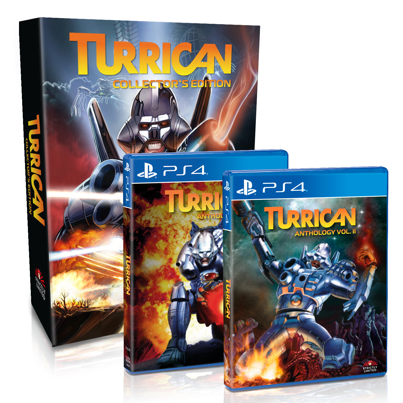 新品 Turrican Anthology Vol. 1 &2 PS4 タリカン Turrican Collector's Edition (PS4) – Strictly Limited Games