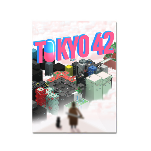 Tokyo 42 (Art Card) - aluminium plate