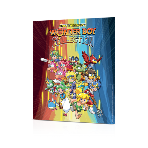 Wonder Boy Anniversary Collection (Art Card) - aluminium plate