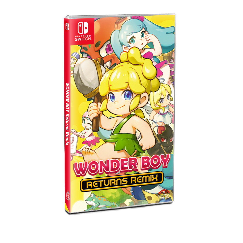 Switch return. Wonder boy Nintendo Switch. Licensed by Nintendo.