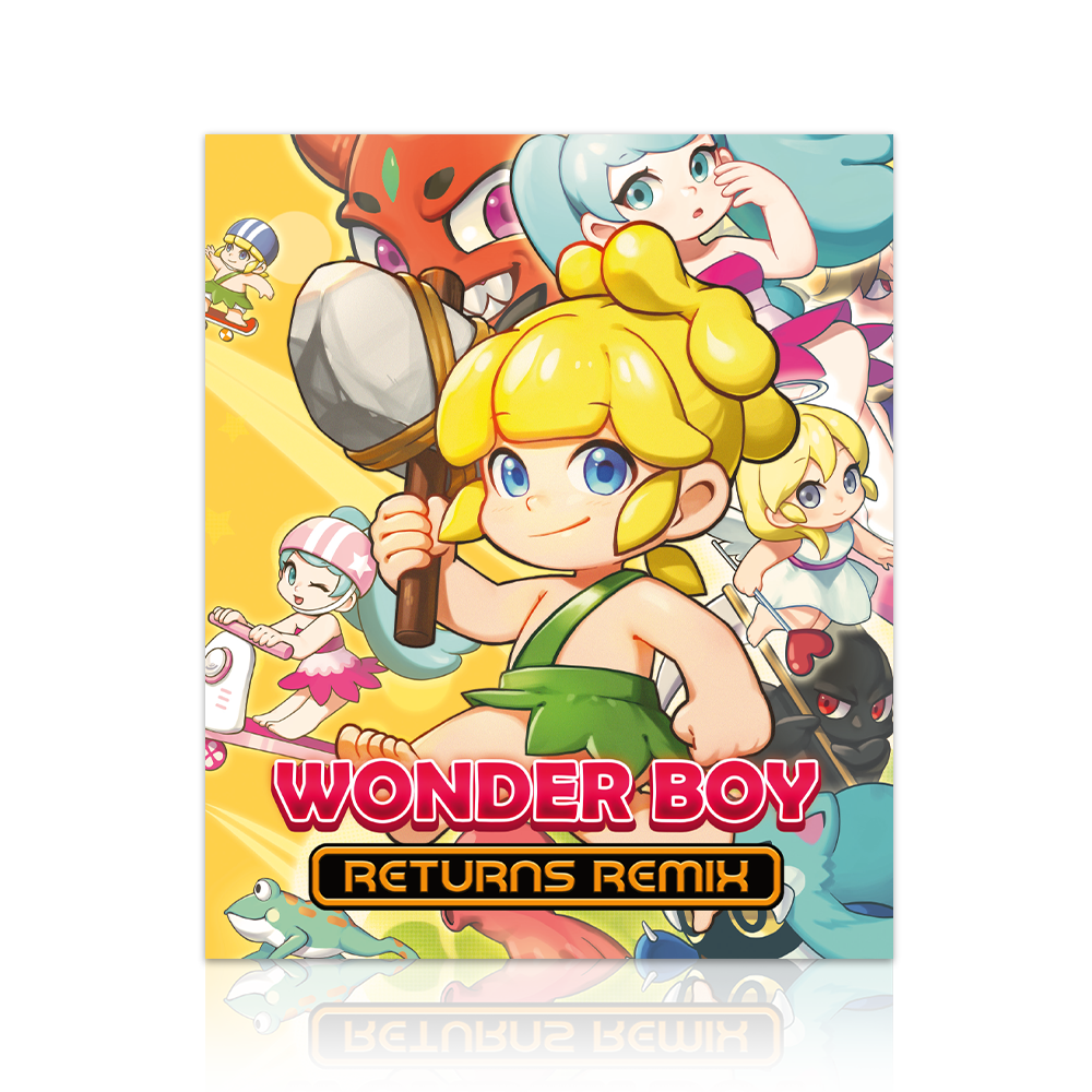 Wonder Boy Returns Remix (Art Card) - aluminium plate