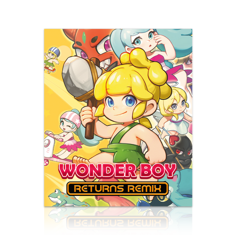 Wonder Boy Returns Remix (Art Card) - aluminium plate