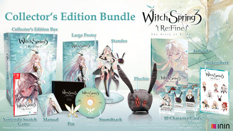 WitchSpring3 Re:fine - The Story of Eirudy Collector's Edition Plushie Bundle (NSW)