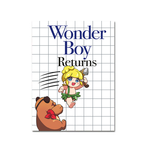 Wonder Boy Returns (Art Card) - aluminium plate #2