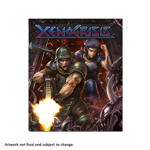 Xeno Crisis Red (Art Card) - aluminium plate