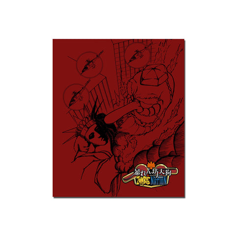 Abarenbo Tengu & Zombie Nation (Art Card) - aluminium plate