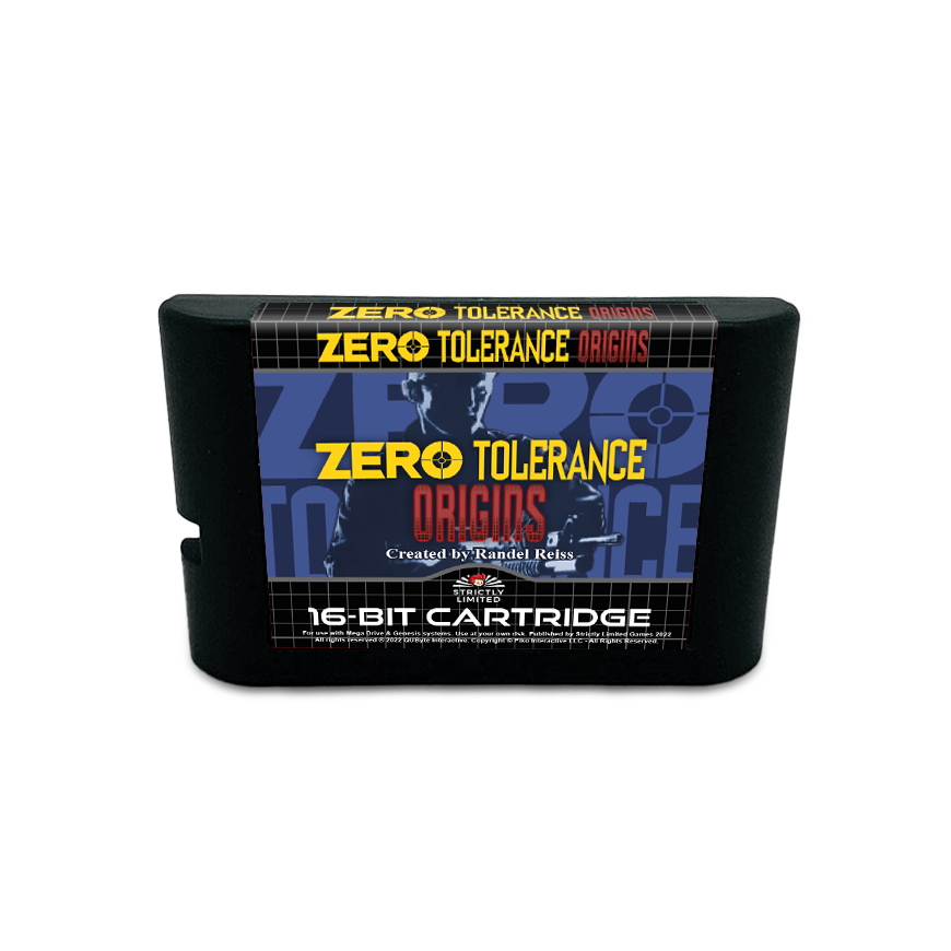 Zero Tolerance Origins (Mega Drive Game) Strictly Limited Games